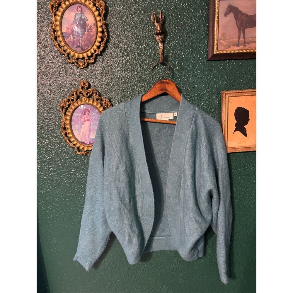 Anthropologie Blue Shrug Cardigan Sz One Size
